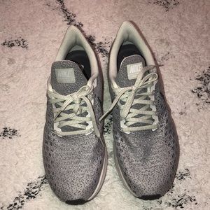 Grey Nike shoes